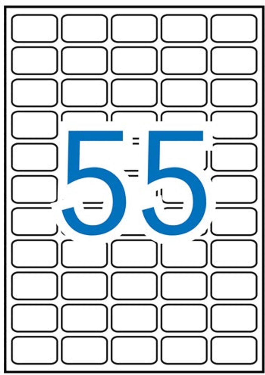 Apli laser A4 etiketten 36 | 8x23 | 8mm 5500